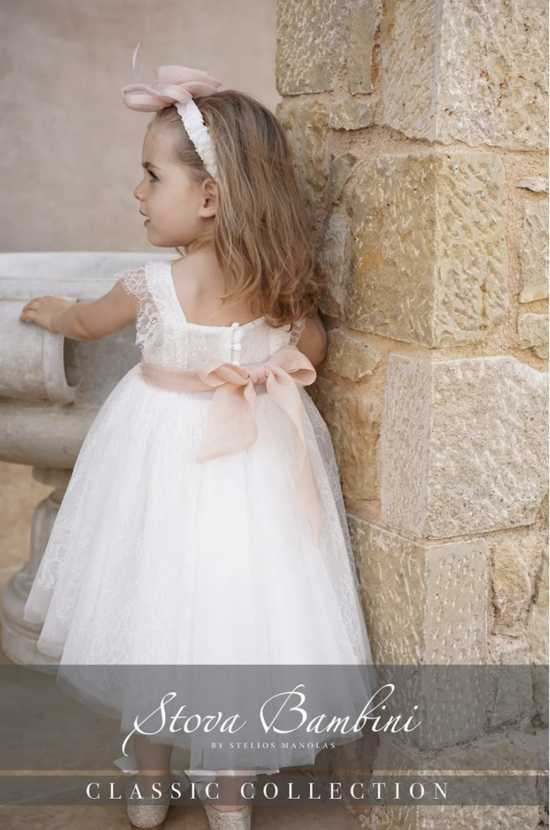 Stova Bambini Βαπτιστικό Φόρεμα SS26 G11 - Image 5