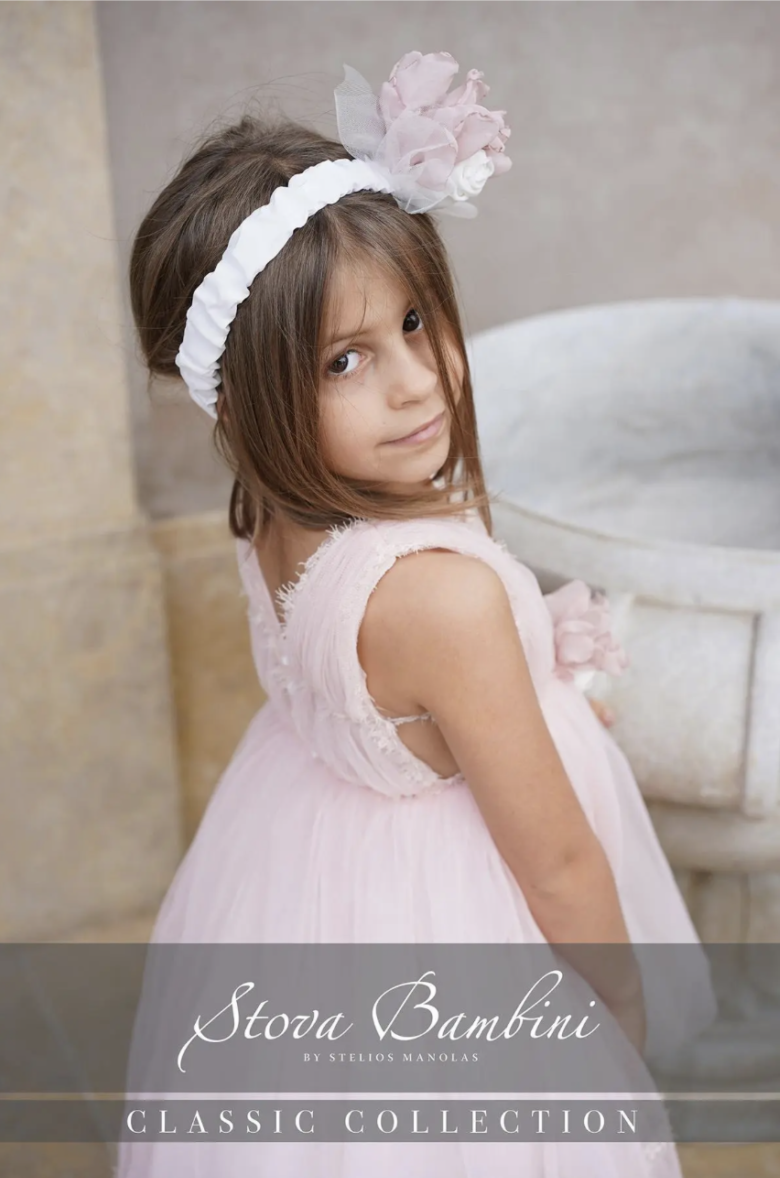 Stova Bambini Βαπτιστικό Φόρεμα SS26 G13 - Image 2