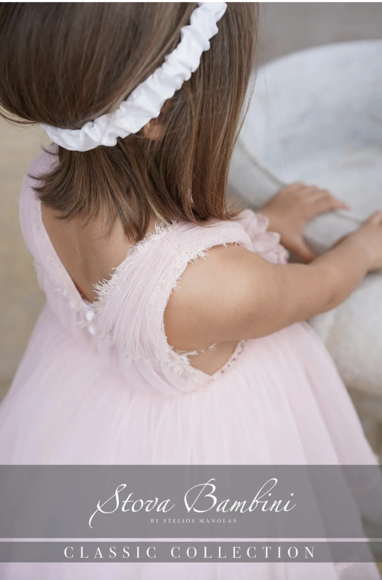Stova Bambini Βαπτιστικό Φόρεμα SS26 G13 - Image 5