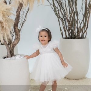 Stova Bambini Βαπτιστικό Φόρεμα SS26 G17