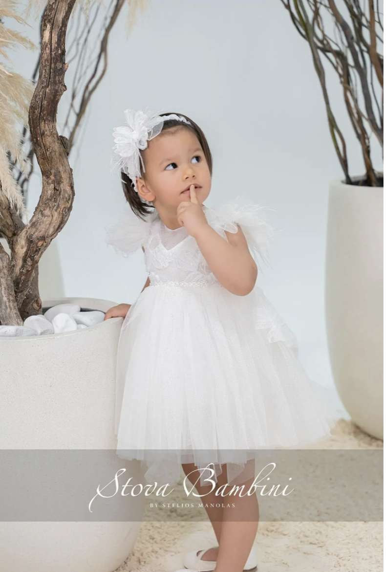 Stova Bambini Βαπτιστικό Φόρεμα SS26 G17 - Image 4