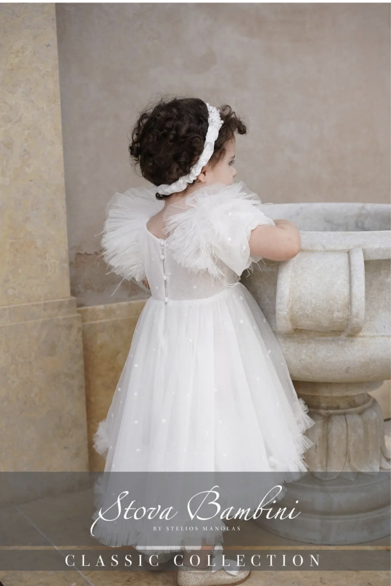 Stova Bambini Βαπτιστικό Φόρεμα SS26 G18 - Image 3