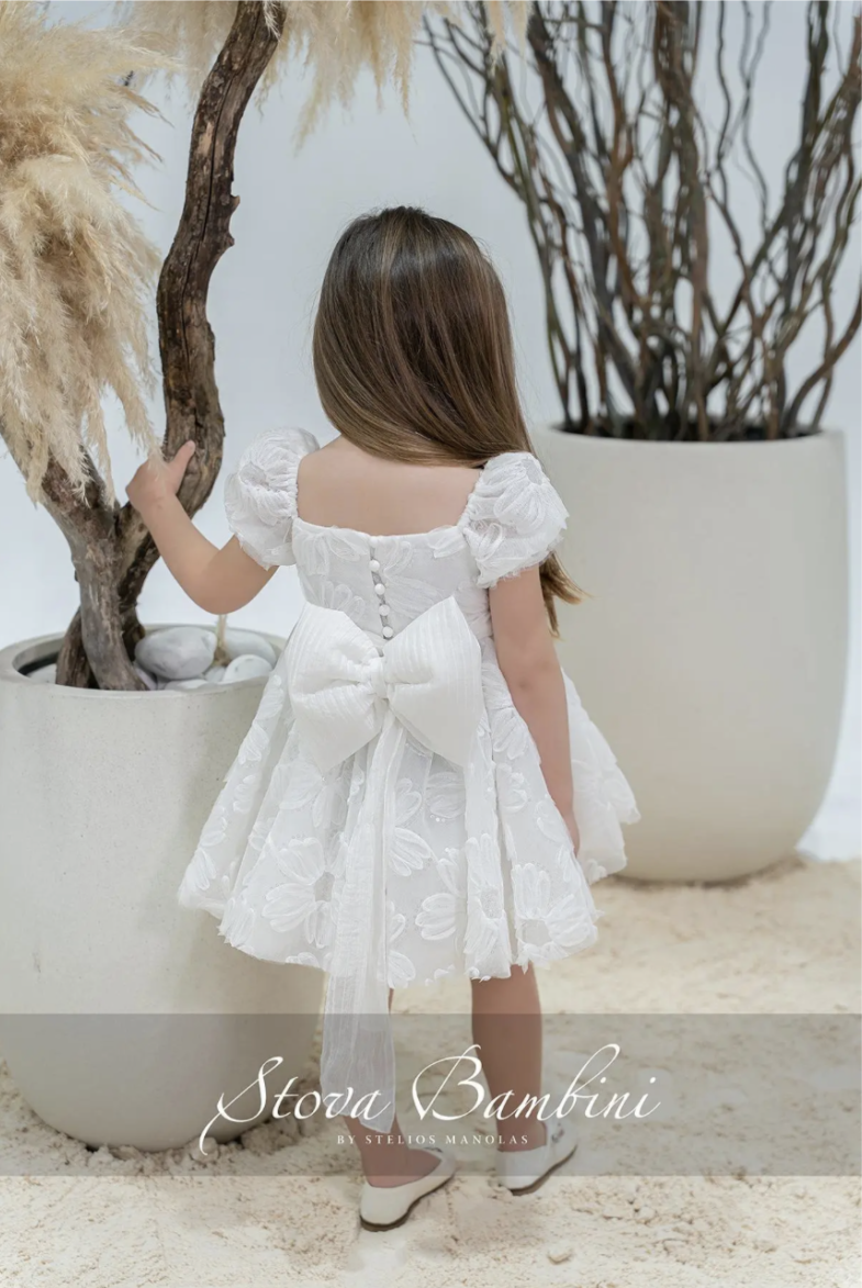 Stova Bambini Βαπτιστικό Φόρεμα SS26 G21 - Image 3