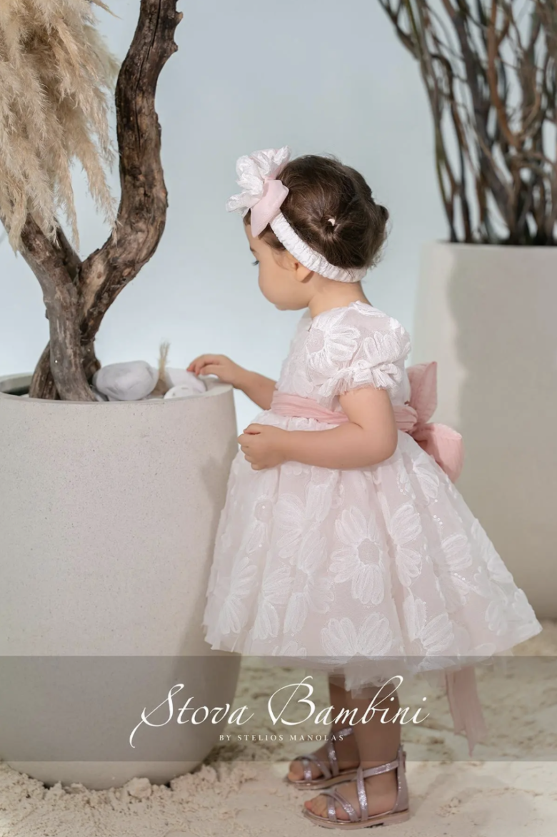 Stova Bambini Βαπτιστικό Φόρεμα SS26 G22 - Image 3
