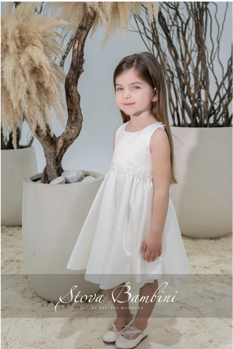 Stova Bambini Βαπτιστικό Φόρεμα SS26 G23