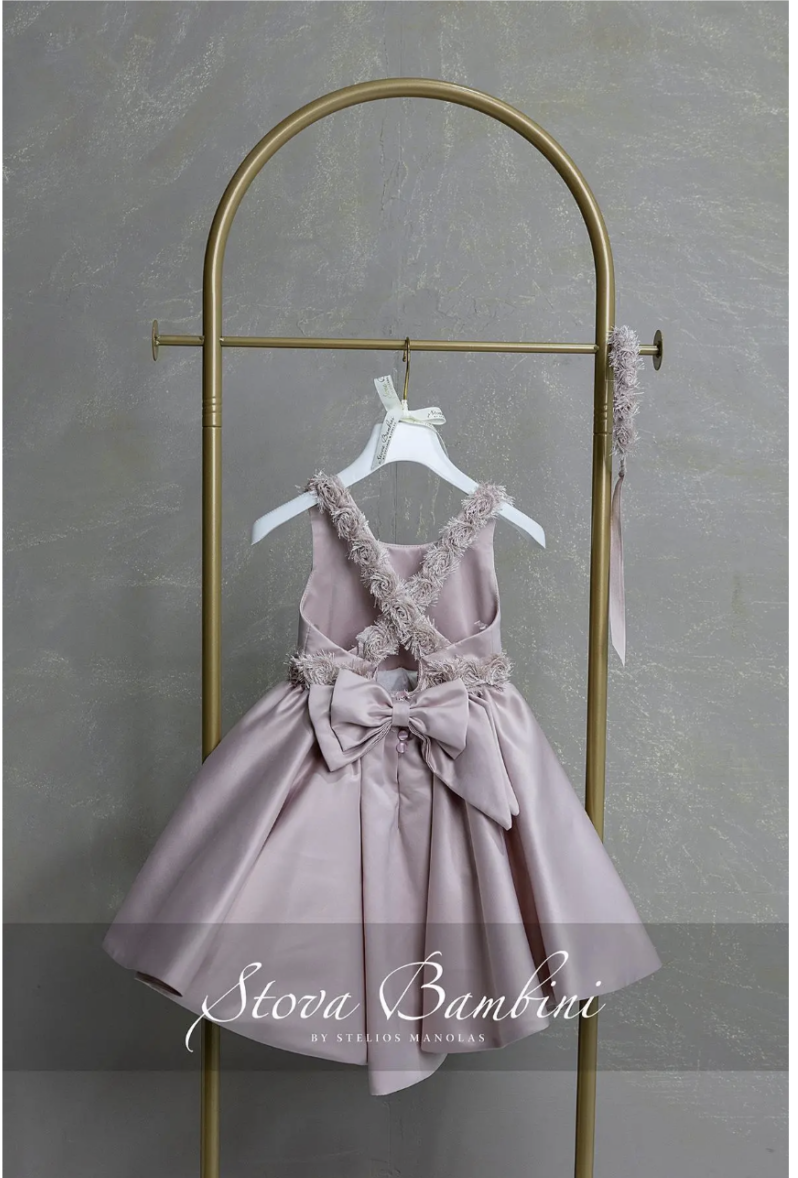 Stova Bambini Βαπτιστικό Φόρεμα SS26 G24 - Image 2