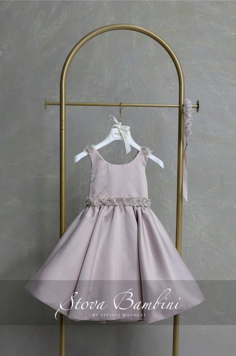 Stova Bambini Βαπτιστικό Φόρεμα SS26 G24