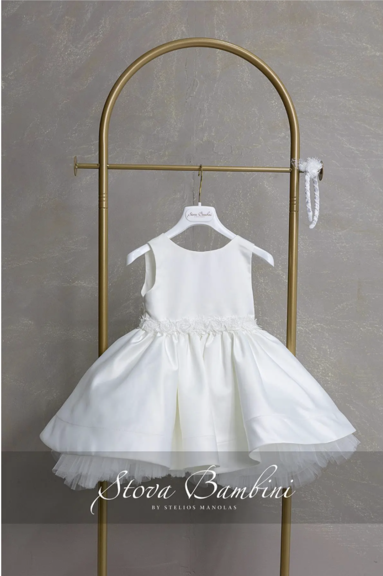 Stova Bambini Βαπτιστικό Φόρεμα SS26 G25